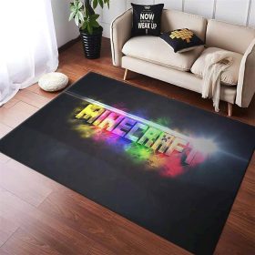 Minecraft Video Game Neon Teppich