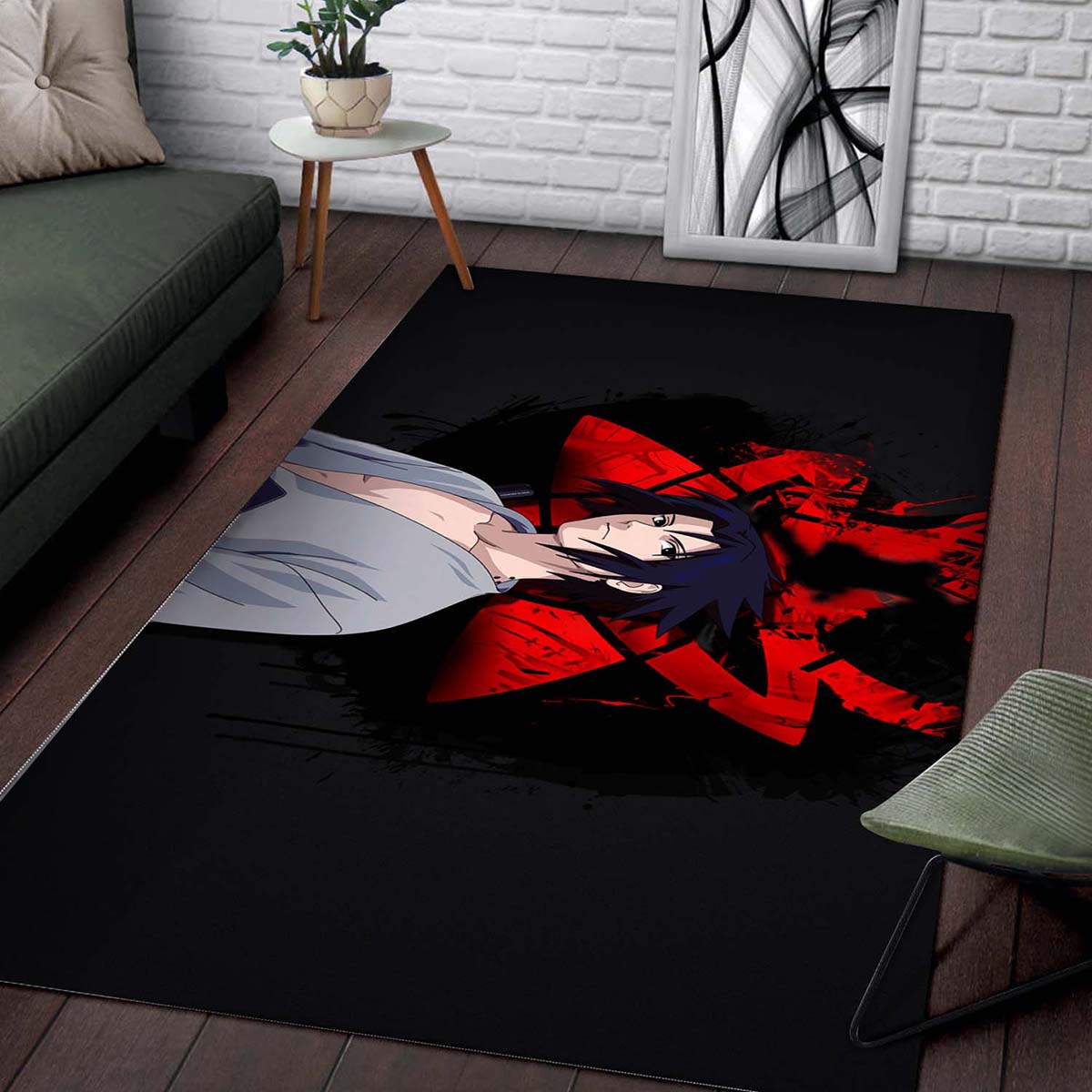 Naruto Sasuke Mangekyou Sharingan Teppich – Bild 2