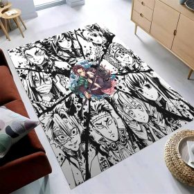 Nezuko Demon Slayer Anime 10 Teppich