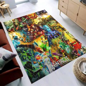Ninjago Alle Charaktere Kmpfen 16 Teppich