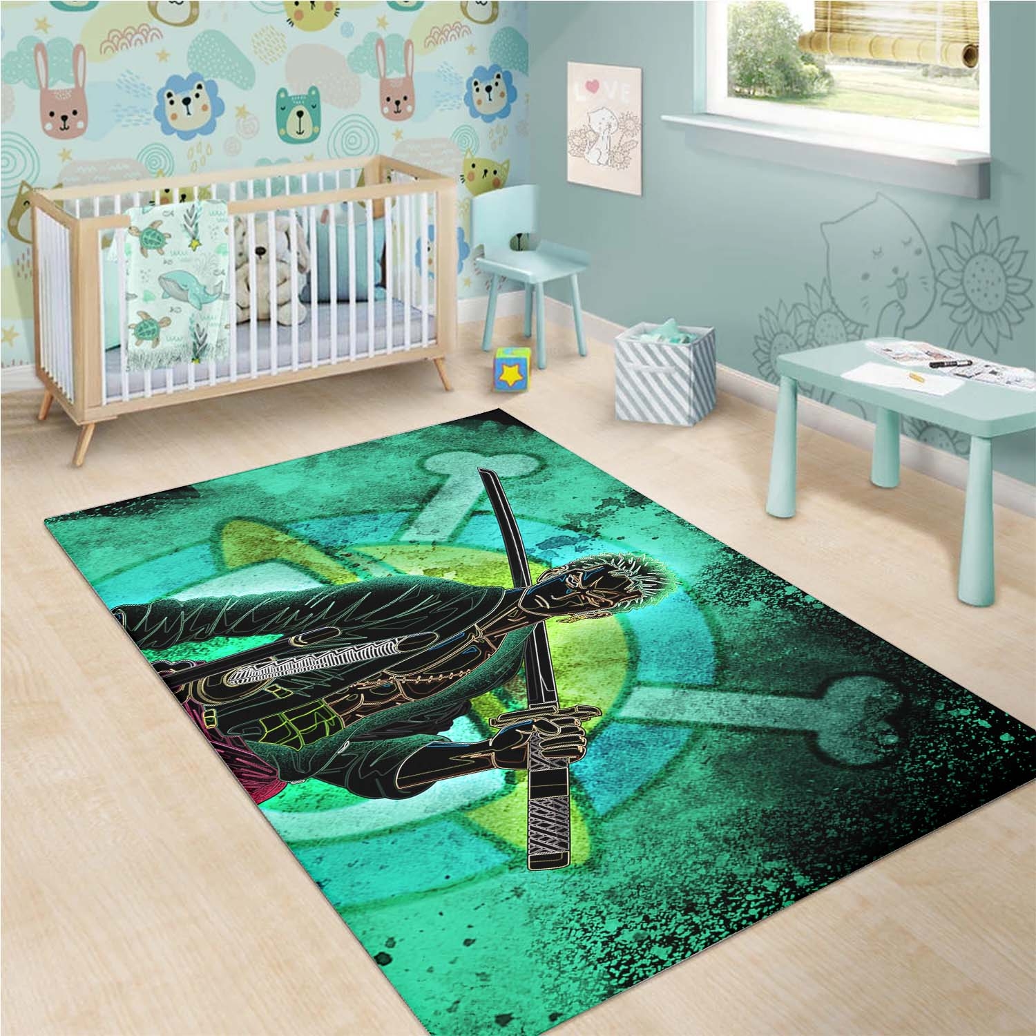 One Piece Roronoa Teppich