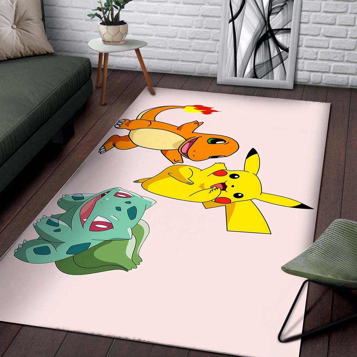 Pokemon Anime Gift Wohnzimmer Dekor Rcd703 Teppich – Bild 2