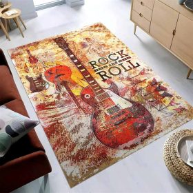 Rock N Roll Guitar Art – Music Art For Fans Teppich