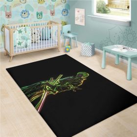 Roronoa Zoro Neon Teppich