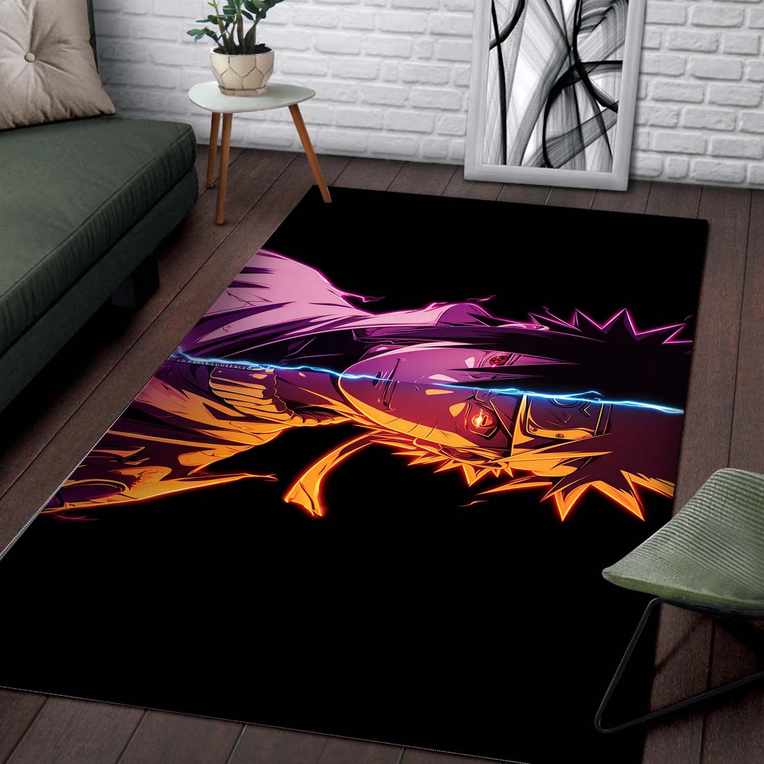 Sasuke Uchiha 3 Teppich – Bild 2