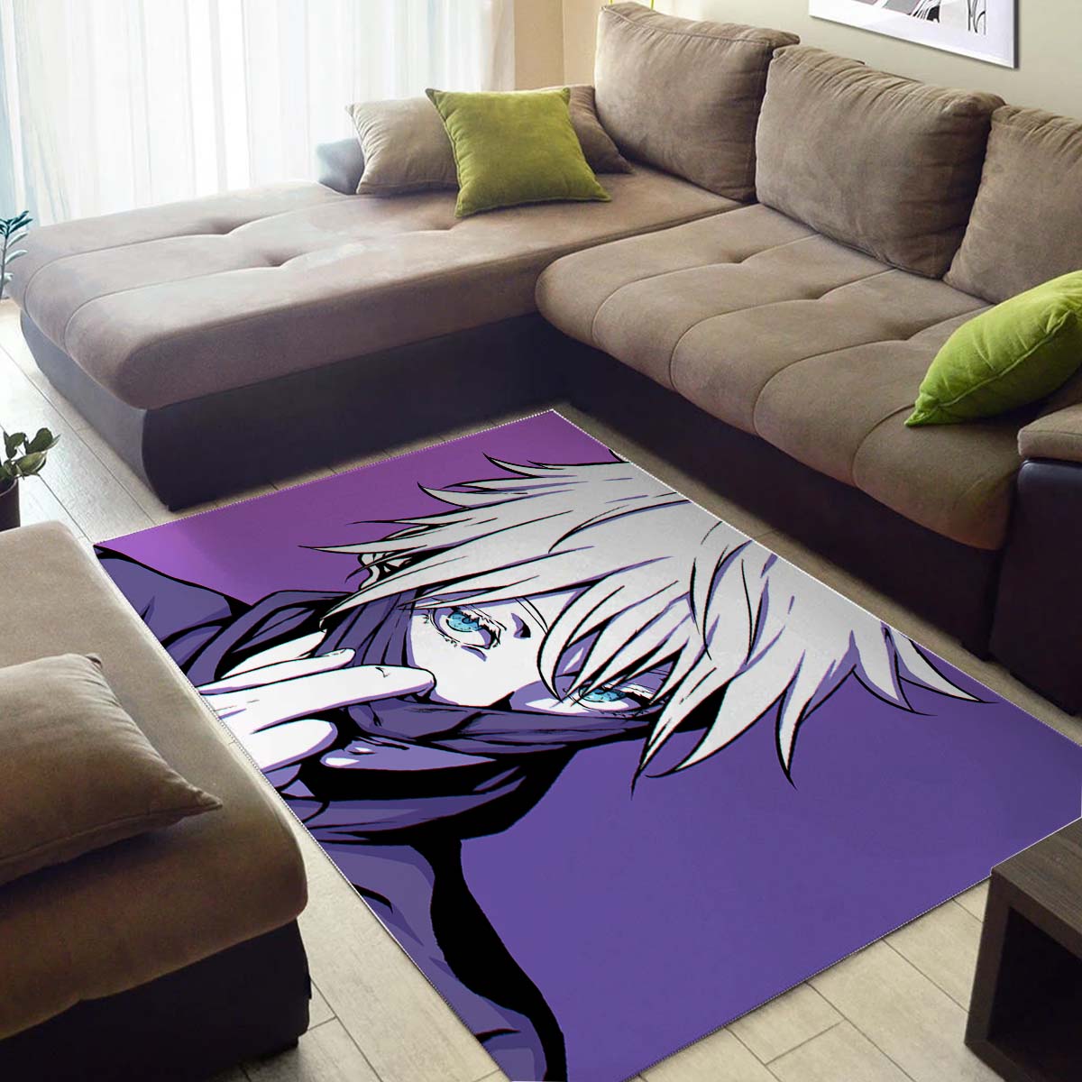 Satoru Gojo Purple Teppich – Bild 3