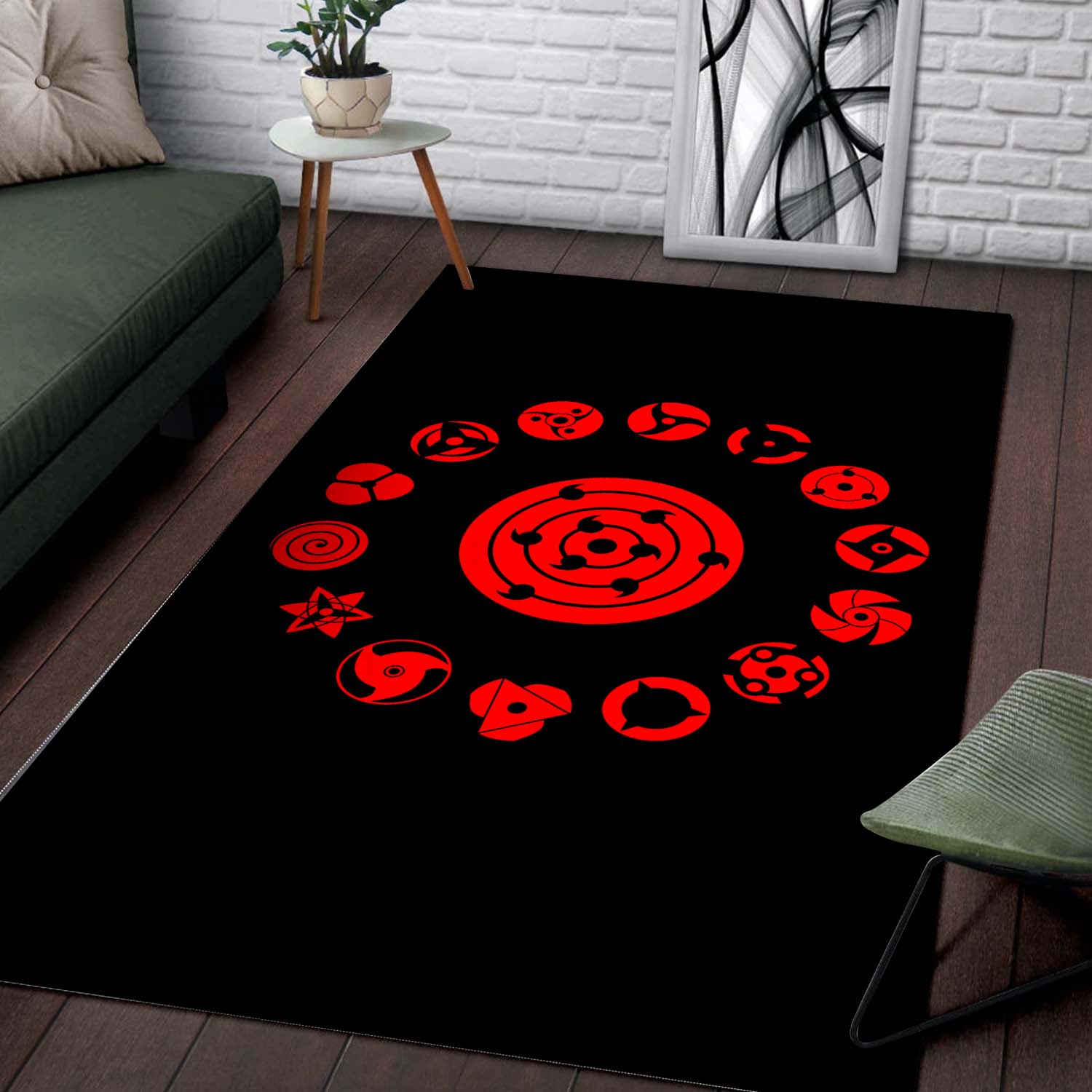 Sharingan Naruto 5K Teppich – Bild 2