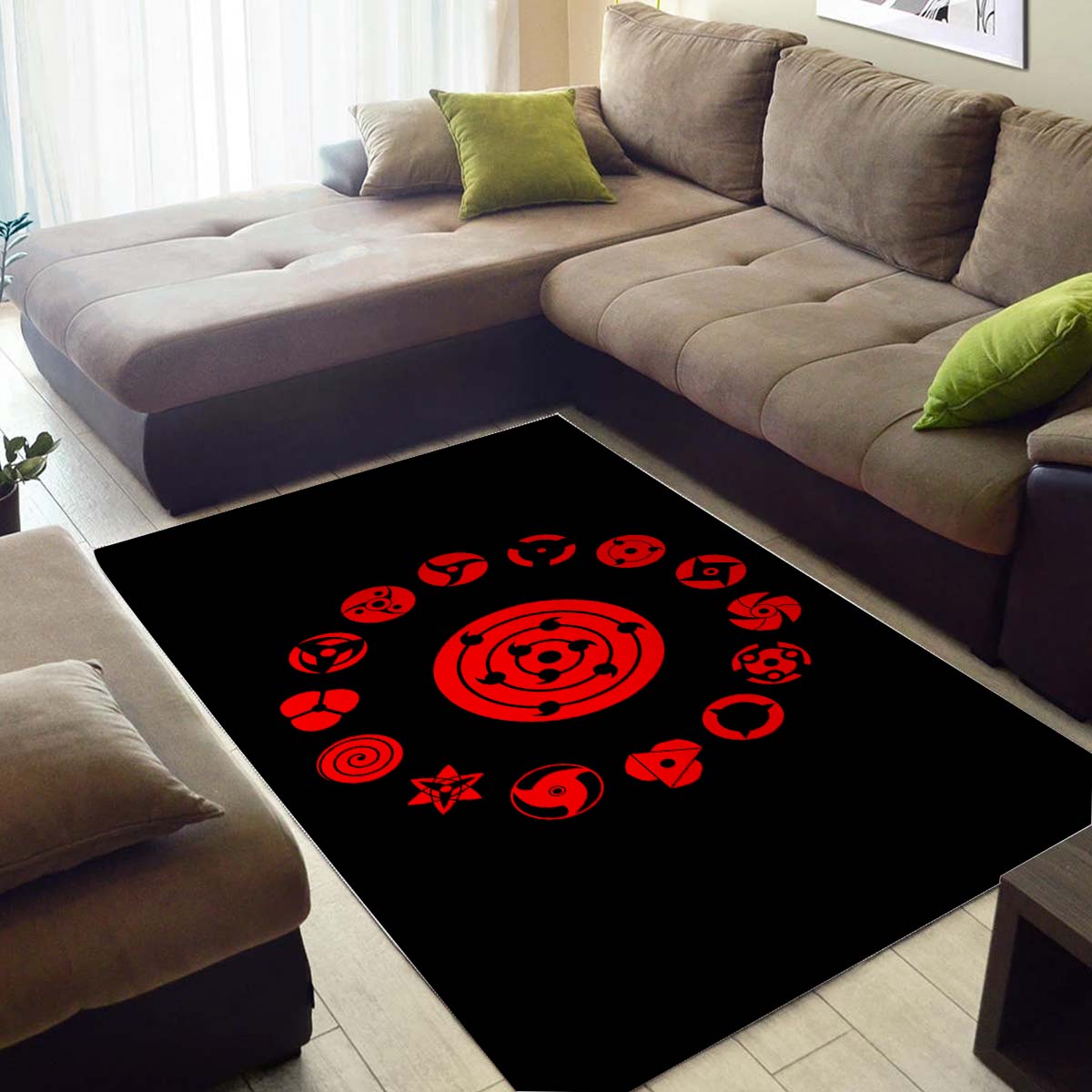 Sharingan Naruto 5K Teppich – Bild 3