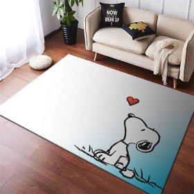 Snoopy Blue & White Teppich