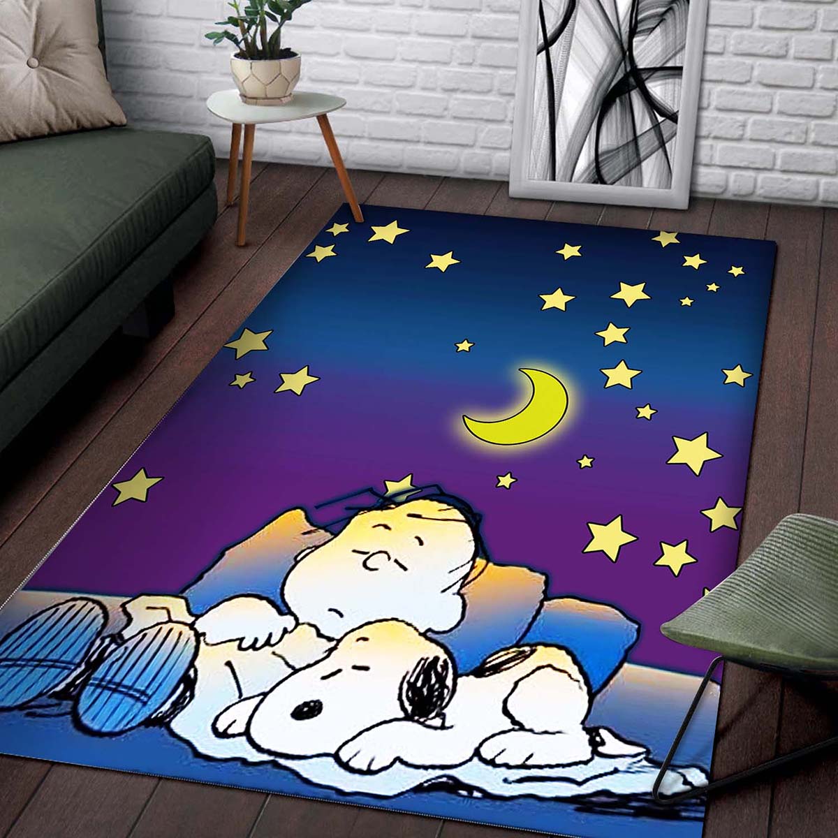 Snoopy Und Charlie Brown Und Peanuts Teppich – Bild 2