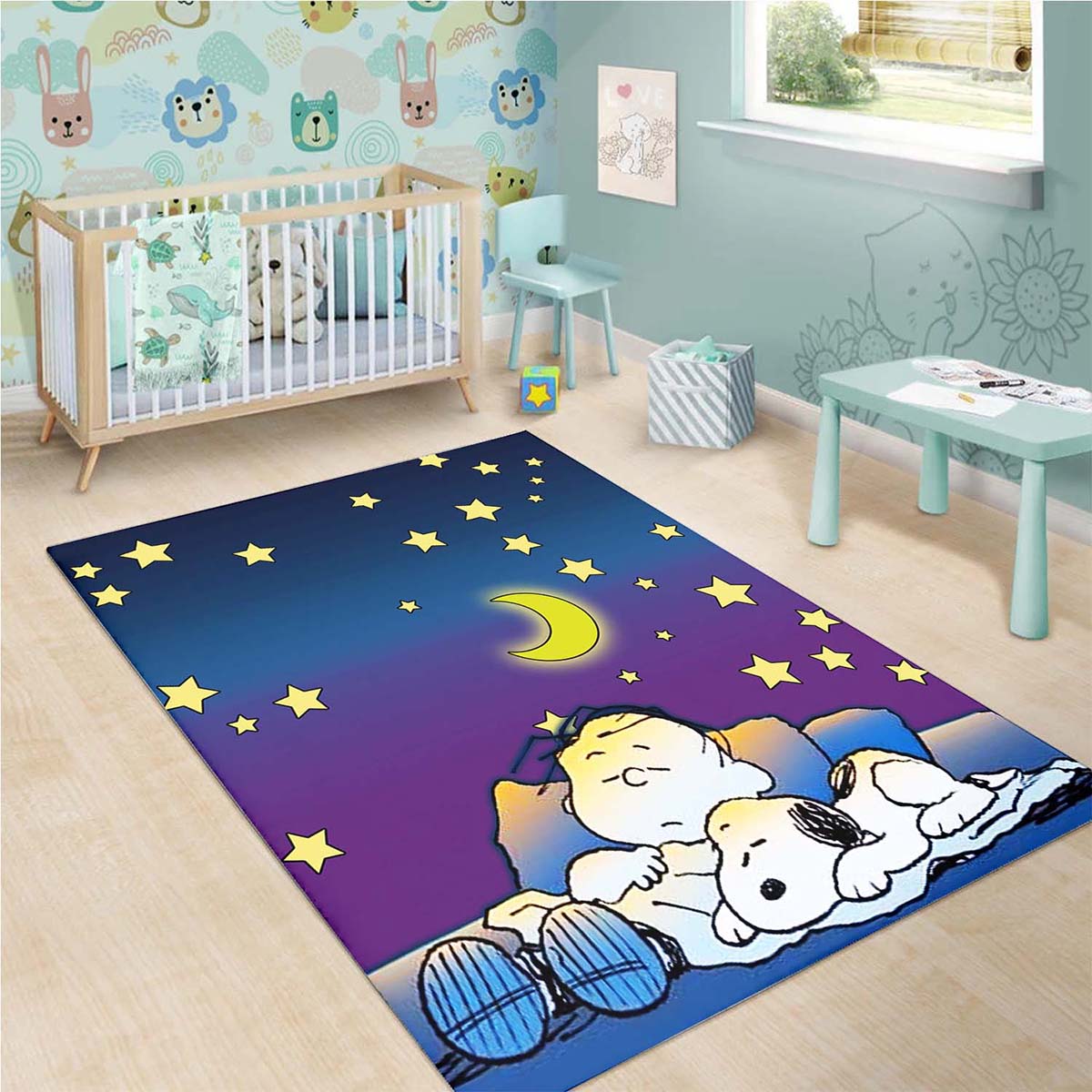 Snoopy Und Charlie Brown Und Peanuts Teppich – Bild 3