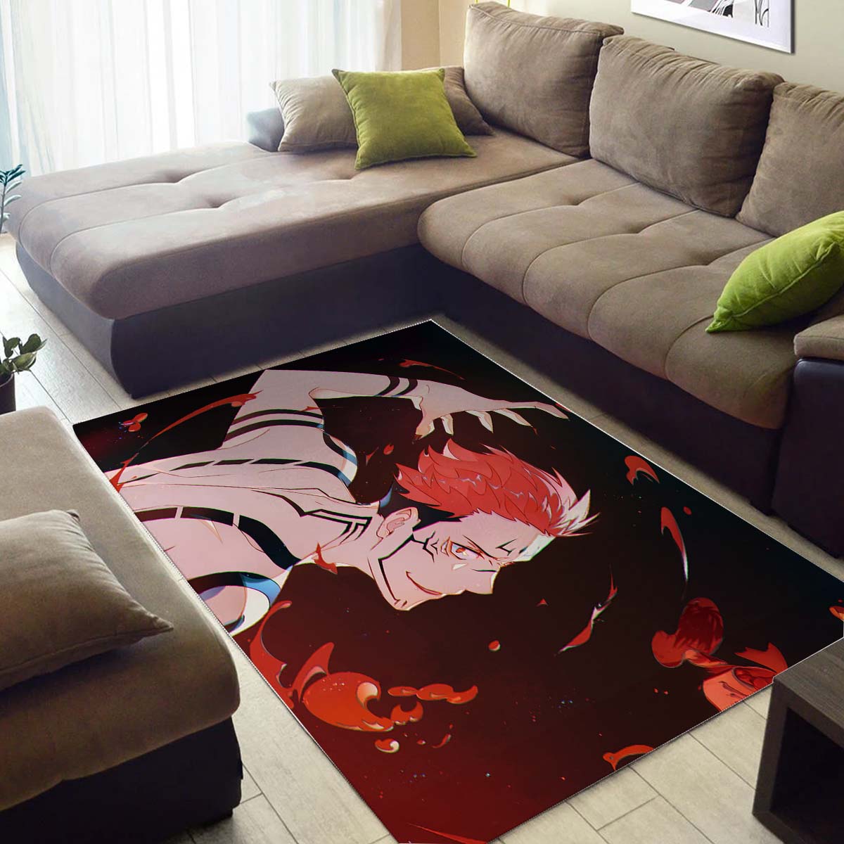 Sukuna Orange Teppich – Bild 3
