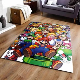 Super Mario Charaktere 12 Teppich