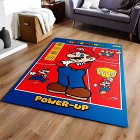 Super Mario Charaktere 48 Teppich