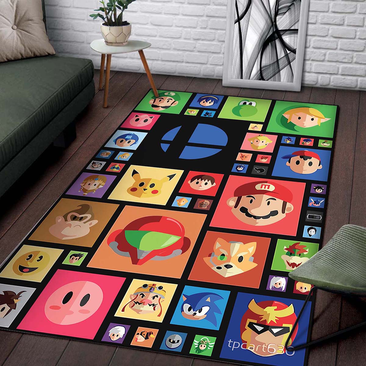 Super Smash Bros Nintendo Switch Gaming Collection 2 Teppich – Bild 2