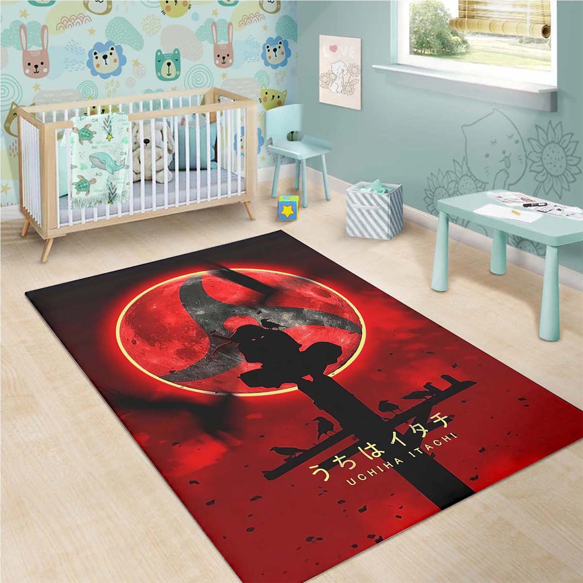 Uchiha Itachi And Naruto Manga L02 Teppich – Bild 3