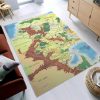 World Of Greyhawk Dungeons Dragons Map Teppich