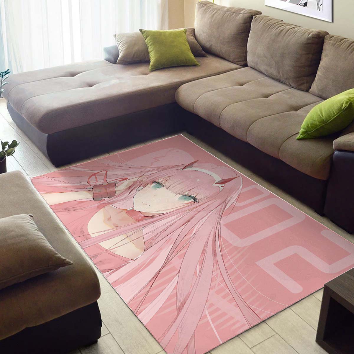 Zero Two Pink Teppich – Bild 3